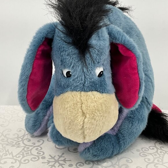 Disney Eeyore Plush Toy Stuffed Animal 13" Kids Detachable Tail - Picture 2 of 6